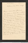 Nachlass Franz Steindachner, Brief von Eduard Suess an Franz Steindachner (29.10.1907), Inv.Nr. 528.01, Seite 1